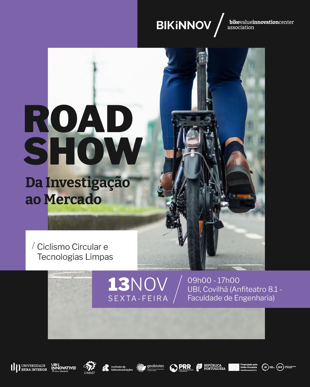 Roadshow poster: Circular Cycling and Clean Technologies